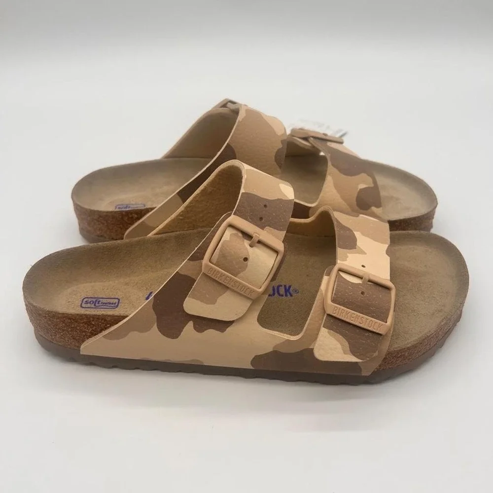NWT Birkenstock Limited Edition Camo Sandals L9 M7 - 40